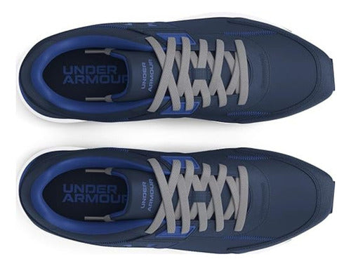 Tenis Under Armour Essential Runner 3028408002 Original Azul Azul Lisa 25 Mx
