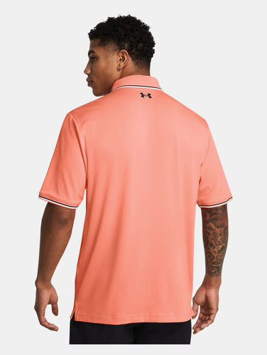 Camisa Under Armour Playoff 3.0rib Polo Caballero 1388156897 Coral Claro Lisa L