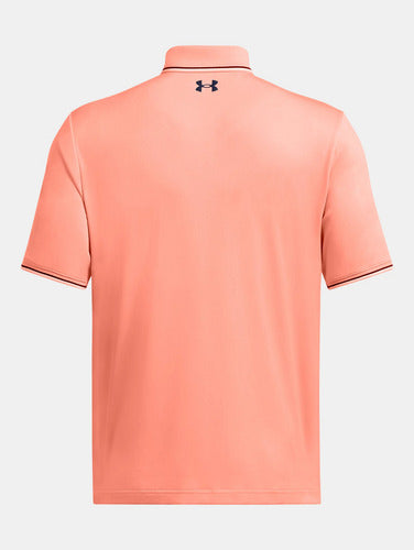 Camisa Under Armour Playoff 3.0rib Polo Caballero 1388156897 Coral Claro Lisa L