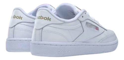 Tenis Reebok Club C 85 100000015 Blanco Original Moda Blanco Lisa 24.5 Mx