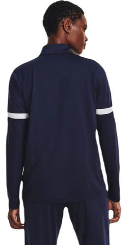 Chaqueta Under Armour Team Knit Wup Fz Dama 1376887410 Orig Xl Azul Oscuro Lisa