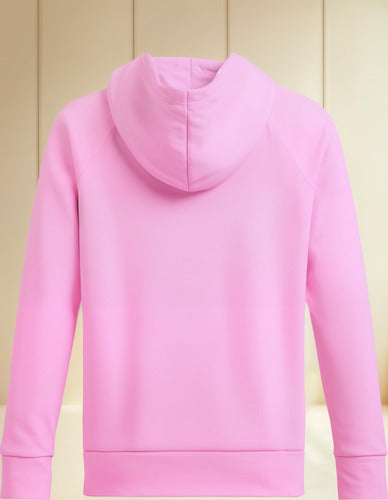 Sudadera Under Armour Rival Fleece Big Logo Dama 1379501638 Xl Rosa Oscuro Lisa