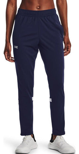 Pantalón De Punto Under Armour Team Knit Wup Dama 1376888410 Azul Oscuro Liso Xl