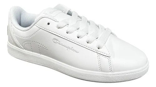 Tenis Champion Pure W Dama Cas10591w Blanco Casual Original Blanco Lisa 25.5 Mx