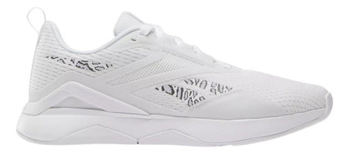 Tenis Reebok Nanoflex Tr 2 Dama 100033774 Deportivo Cómodo Original Blanco Lisa 23.5 Mx