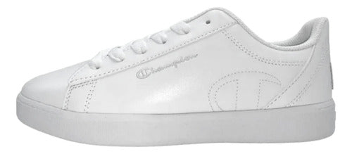 Tenis Champion Pure Dama Cas10321w Blanco Casual Original Moda Blanco Lisa 25.5 Mx