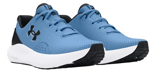 Tenis Under Armour Charged Surge 4 Dama 3027007401 Azul Cómodo Original Azul Acero Lisa 27 Mx