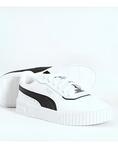 Tenis Puma Carina Pfs Dama 37121202 Casual Original Moda Blanco Lisa 22.5 Mx