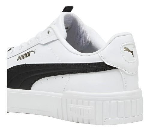 Tenis Puma Carina Pfs Dama 37121202 Casual Original Moda Blanco Lisa 22.5 Mx
