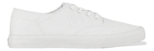 Tenis Dc Shoes Flash 3 Tx Mx (wht) Caballero Adys300795wht Urbano Original Moda Blanco Lisa 27.5 Mx