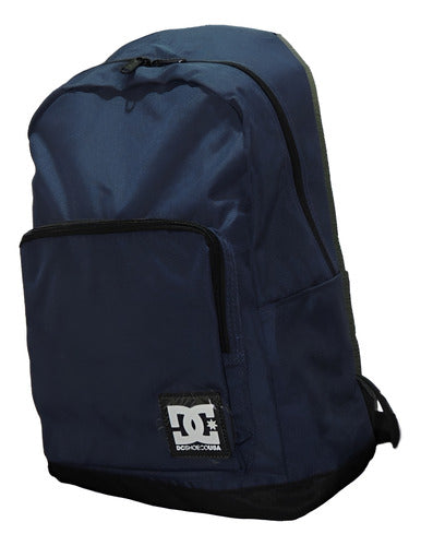 Mochila Dc Shoes Backpack Marino Dc25bp202 Moda Azul Oscuro Lisa Liso