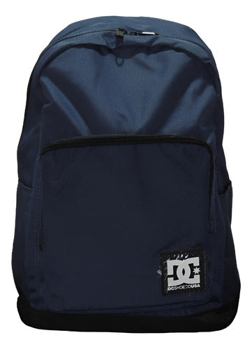Mochila Dc Shoes Backpack Marino Dc25bp202 Moda Azul Oscuro Lisa Liso