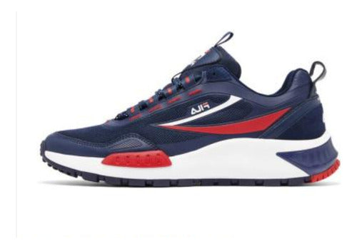 Tenis Fila Zagari Viz Hombre 1rm01808422 Cómodo Original Mda Azul Oscuro Lisa 27 Mx