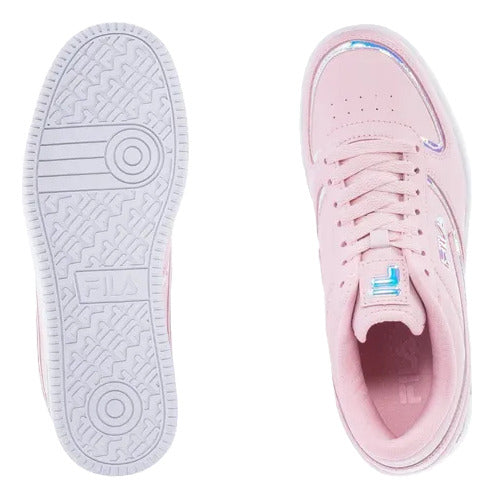 Tenis Fila A-low Ir Dama 5cm01592669 Rosa Original Moda Rosa Claro Lisa 23 Mx