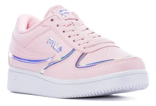 Tenis Fila A-low Ir Dama 5cm01592669 Rosa Original Moda Rosa Claro Lisa 23 Mx