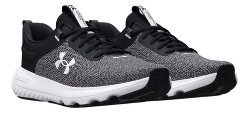 Tenis Under Armour W Charged Revitalize 3026683001 Original Gris Oscuro Lisa 23 Mx