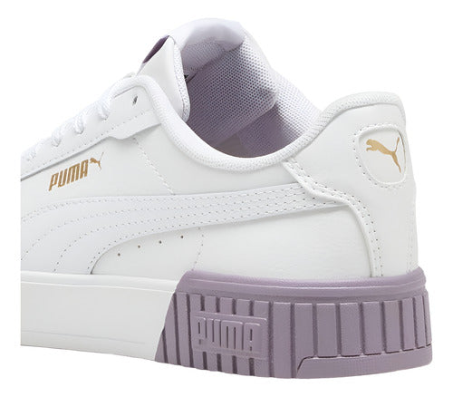 Tenis Puma Carina 2.0 38584929 Casual Cómodo Original Moda Blanco Lisa 22 Mx