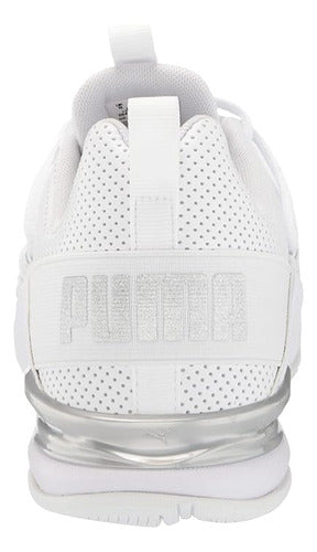 Tenis Puma Axelion Perf Caballero 19355501 Cómodo Original Blanco Lisa 29.5 Mx