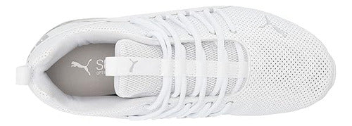 Tenis Puma Axelion Perf Caballero 19355501 Cómodo Original Blanco Lisa 29.5 Mx