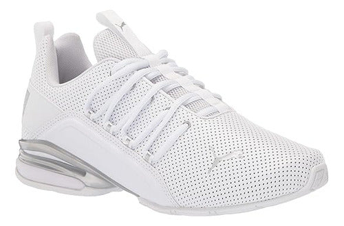Tenis Puma Axelion Perf Caballero 19355501 Cómodo Original Blanco Lisa 29.5 Mx