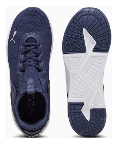 Tenis Puma Amare Fresh 37875106 Deporte Cómodo Original Moda Azul Marino Lisa 29 Mx