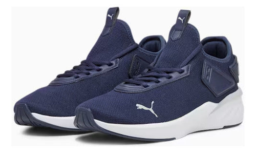 Tenis Puma Amare Fresh 37875106 Deporte Cómodo Original Moda Azul Marino Lisa 27 Mx