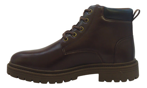 Bota Polo Hom020café Confortable Original Moda Café Liso 26,5 Mx