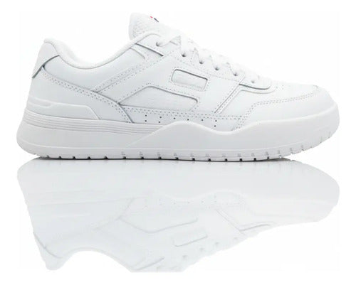 Tenis Fila Palmori Caballero 1tm01986100 Moda Casual Blanco Lisa 28 Mx