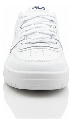 Tenis Fila Palmori Caballero 1tm01986100 Moda Casual Blanco Lisa 28.5 Mx