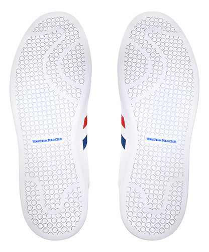 Tenis Polo York Team 9424ch Hombre Comodo Original Moda Blanco Lisa 26 Mx