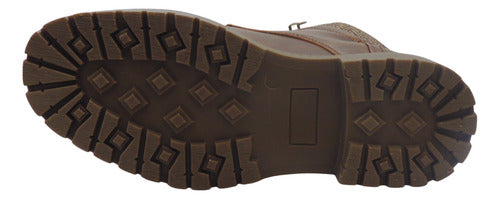 Bota Polo Caballero Hom020miel Confortable Original Moda Café Liso 27,5 Mx