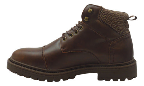 Bota Polo Caballero Hom020miel Confortable Original Moda Café Liso 27,5 Mx