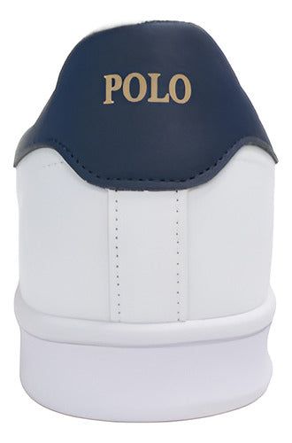 Tenis Polo York Team 9424ch Hombre Comodo Original Moda Blanco Lisa 25 Mx