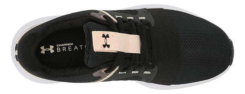 Tenis Under Armour W Charged Breathe Bliss 3024148005 Comodo Original Moda Negro Lisa 25.5 Mx