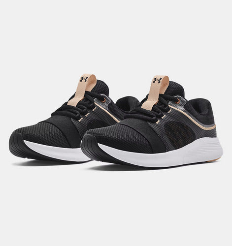 Tenis Under Armour W Charged Breathe Bliss 3024148005 Comodo Original Moda Negro Lisa 25.5 Mx