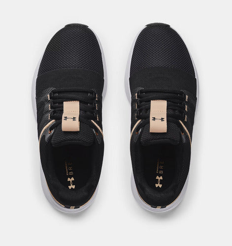 Tenis Under Armour W Charged Breathe Bliss 3024148005 Comodo Original Moda Negro Lisa 25.5 Mx