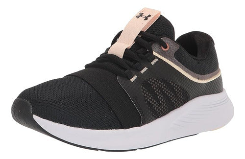 Tenis Under Armour W Charged Breathe Bliss 3024148005 Comodo Original Moda Negro Lisa 24.5 Mx