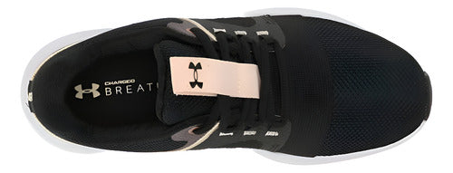 Tenis Under Armour W Charged Breathe Bliss 3024148005 Comodo Original Moda Negro Lisa 25 Mx
