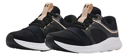 Tenis Under Armour W Charged Breathe Bliss 3024148005 Comodo Original Moda Negro Lisa 25 Mx