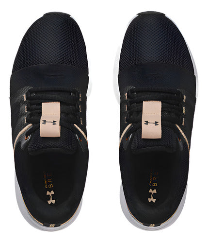 Tenis Under Armour W Charged Breathe Bliss 3024148005 Comodo Original Moda Negro Lisa 25 Mx