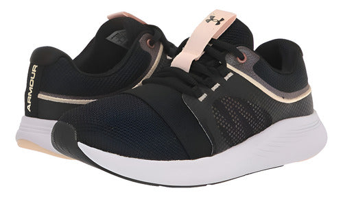 Tenis Under Armour W Charged Breathe Bliss 3024148005 Comodo Original Moda Negro Lisa 25 Mx