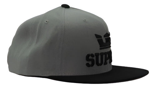 Gorra Supra Above Snap S6211501gbw Unisex Original Moda Gris Oscuro Unitalla Lisa