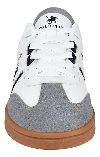 Tenis Polo Club York Team Hom013wbco Comodo Original Moda Blanco Lisa 26.5 Mx