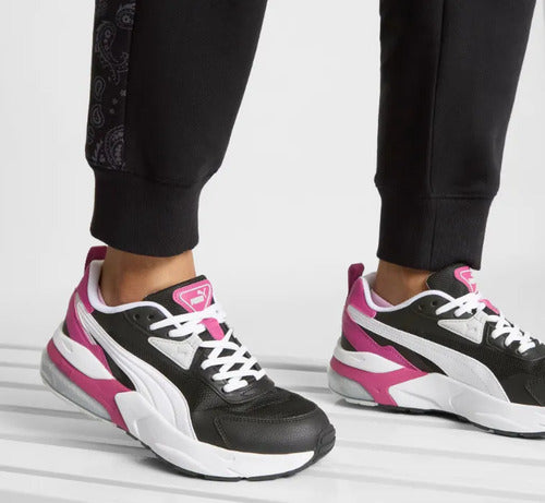 Tenis Puma Vis2k Wns Mujer 39548133 Comodo Original Moda Negro Lisa 27.5 Mx