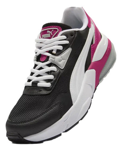Tenis Puma Vis2k Wns Mujer 39548133 Comodo Original Moda Negro Lisa 27.5 Mx