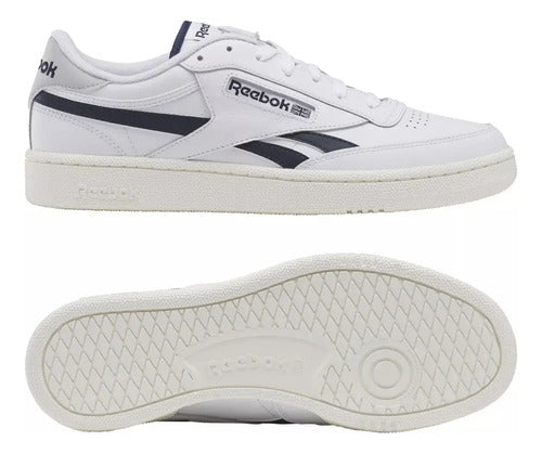Tenis Reebok Club C Revenge Estilo Urbano Para Hombre White/white/black 10 Mx
