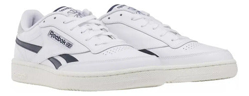 Tenis Reebok Club C Revenge Estilo Urbano Para Hombre White/white/black 7.5 Mx