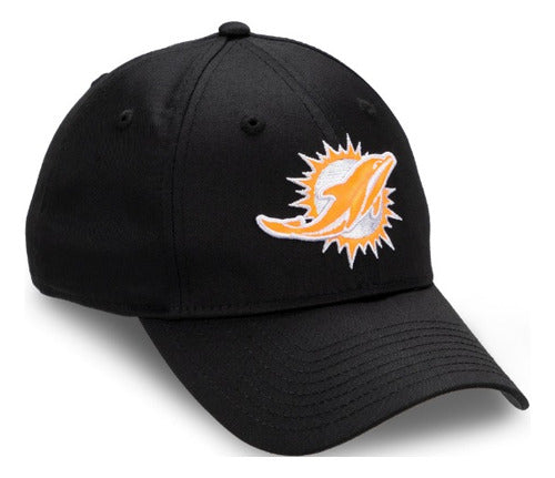 Gorra New Era 940 Miami Dolphins Black 14450134 Original Mod Negro Unitalla