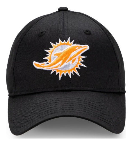Gorra New Era 940 Miami Dolphins Black 14450134 Original Mod Negro Unitalla