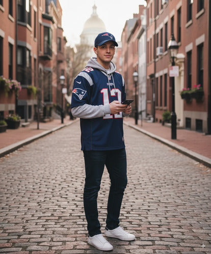 Gorra New Era Nfl Patriots 13057068 Textil Azul Juvenil Moda Azul Oscuro Unitalla